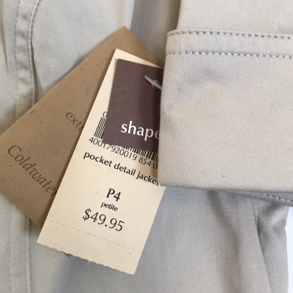 NWT ColdWater Creek Pocket Detail Jacket - Picture 5 of 8
